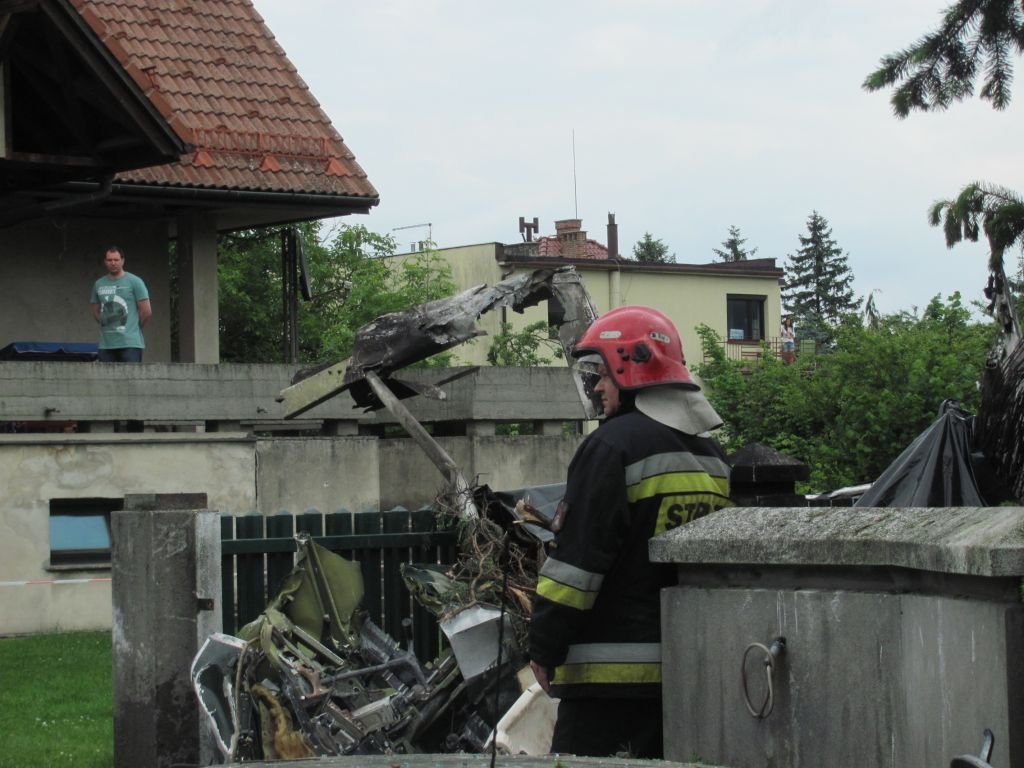 Awionetka spadła w Bielsku-Białej- aktualizacja