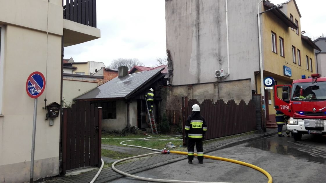 Groźny pożar. Dym widać z daleka