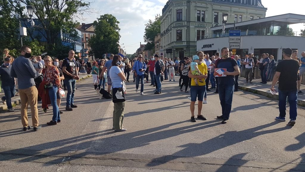 To stygmatyzacja Śląska. Protest na moście