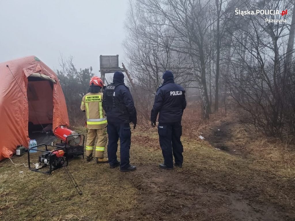 Katastrofa koło Pszczyny. Rozbił się helikopter