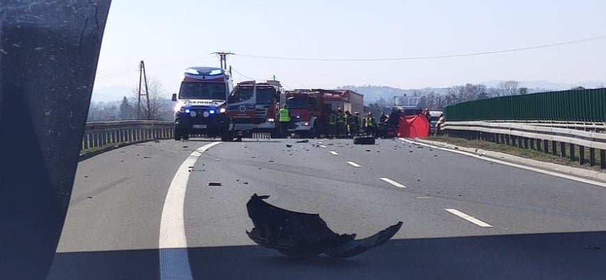 Śmiertelny wypadek na trasie Cieszyn-Bielsko  [AKTUALIZACJA]