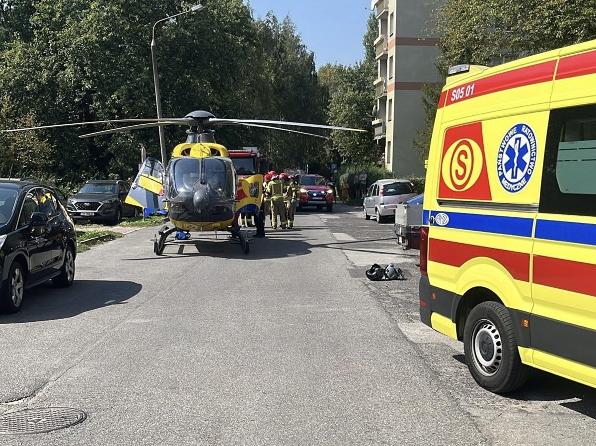 Dziecko wypadło z okna AKTUALIZACJA