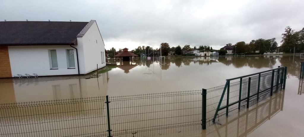 Krajobraz po powodzi. Chodzą i liczą