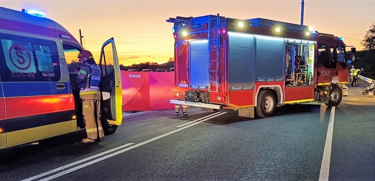 Stan policjanta się poprawia. Prokuratura ustala przyczyny tragicznego wypadku