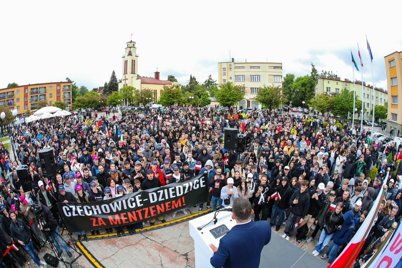 Sławomir Mentzen Spotkał Się Z Wyborcami W Centrum Miasta