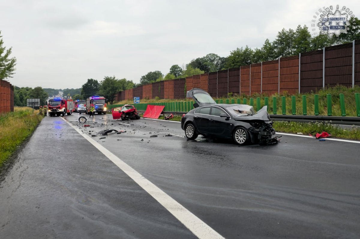 Karambol w Jasienicy. Niestety, to śmiertelny wypadek