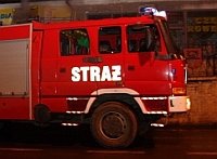 Interwencje strażaków - dwie osoby w szpitalu