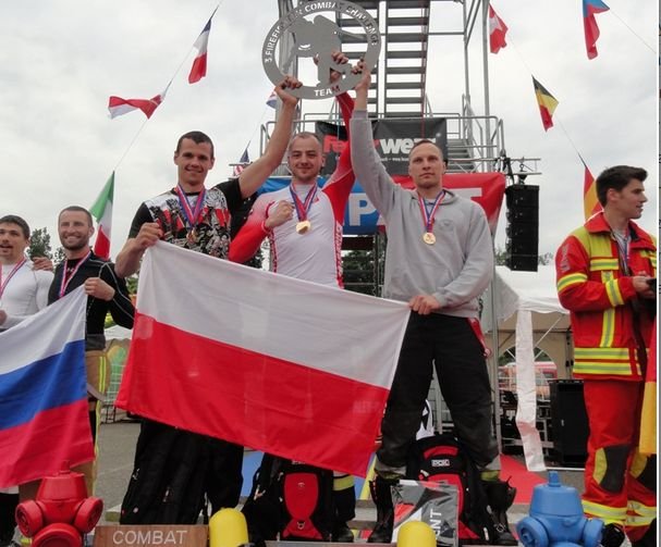 Bielscy strażacy na zawodach we Francji
