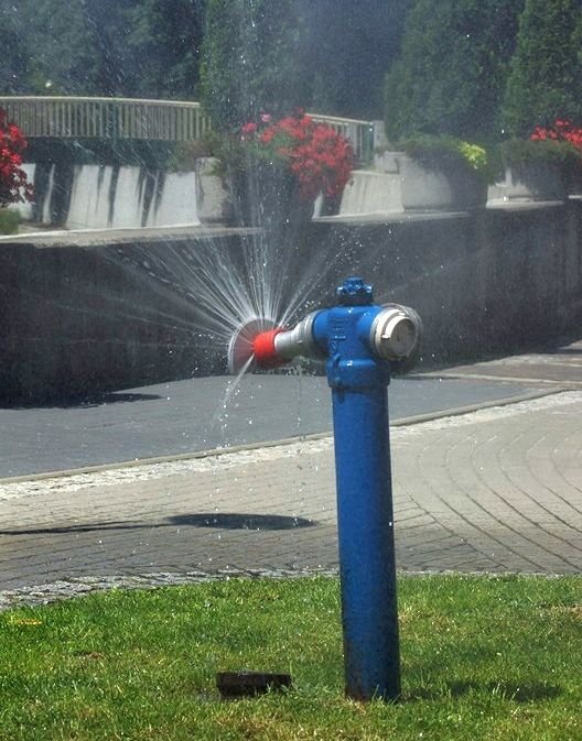 Suche fontanny w parku Słowackiego