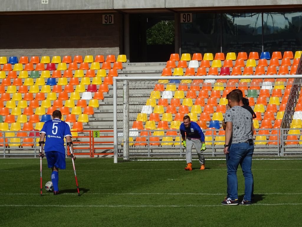 Turbokozak na stadionie w Bielsku-Białej