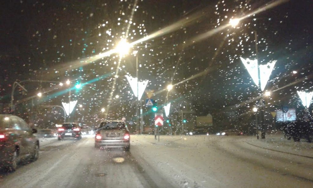 Trochę śniegu i problemy na drogach