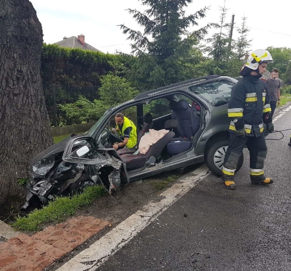 Zderzenie 3 aut. Ranne zostały 2 osoby