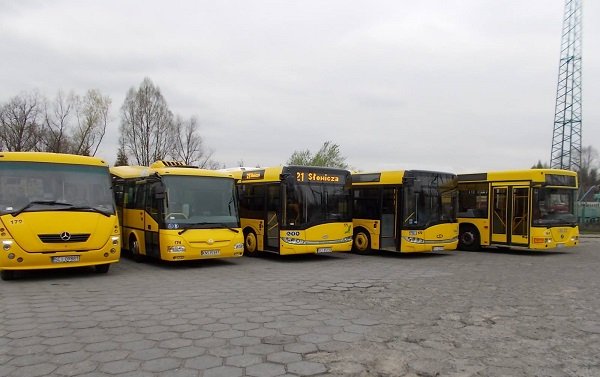 Lekcje w autobusach. Jeden stanie na rynku