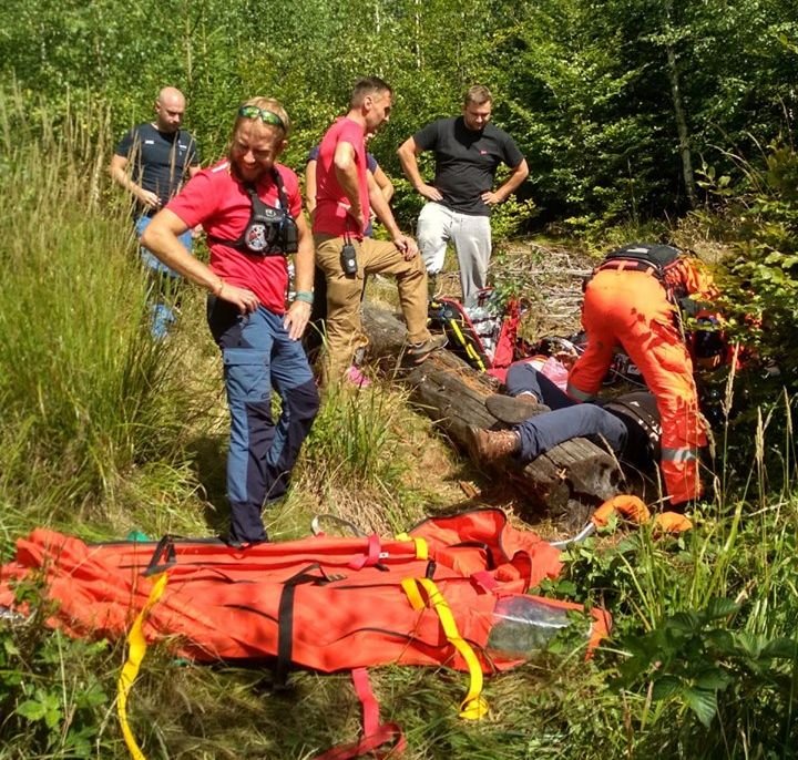 20 wypadków w Beskidach. Głównie rowerzystów