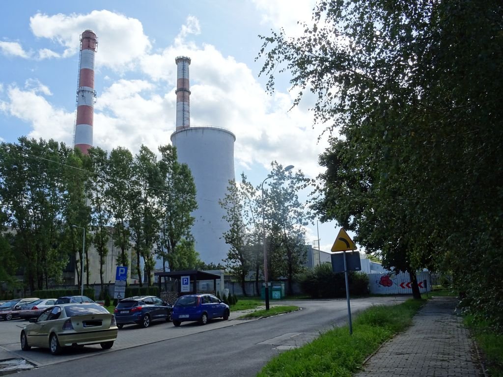 Rozbiórka w centrum miasta