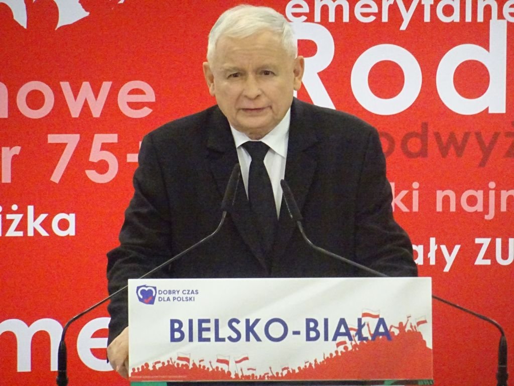 Jarosław Kaczyński w Bielsku-Białej