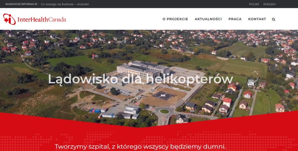 Szpital z komunikacyjnym kanałem