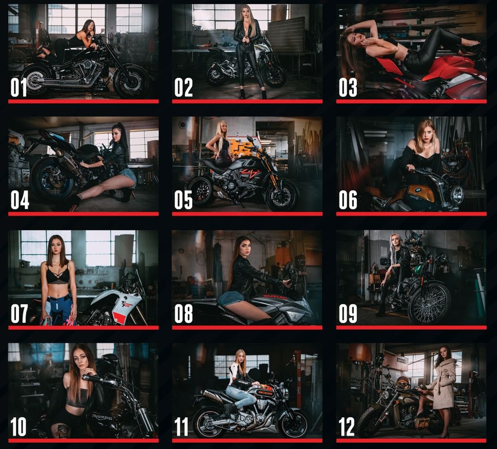 Piękne kobiety i motocykle. Coś dla fanów motoryzacji