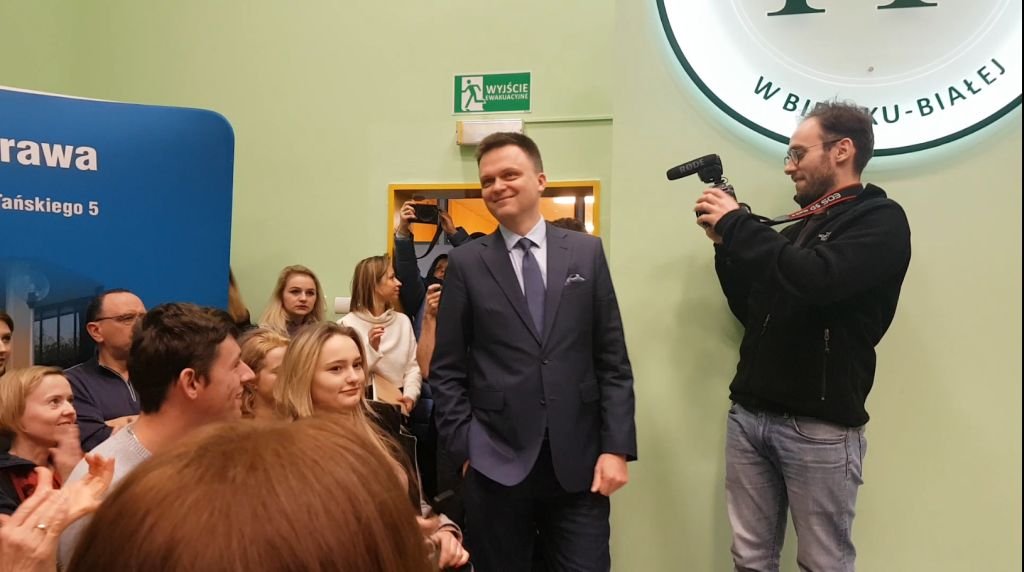 Hołownia w Bielsku. Przyszły tłumy