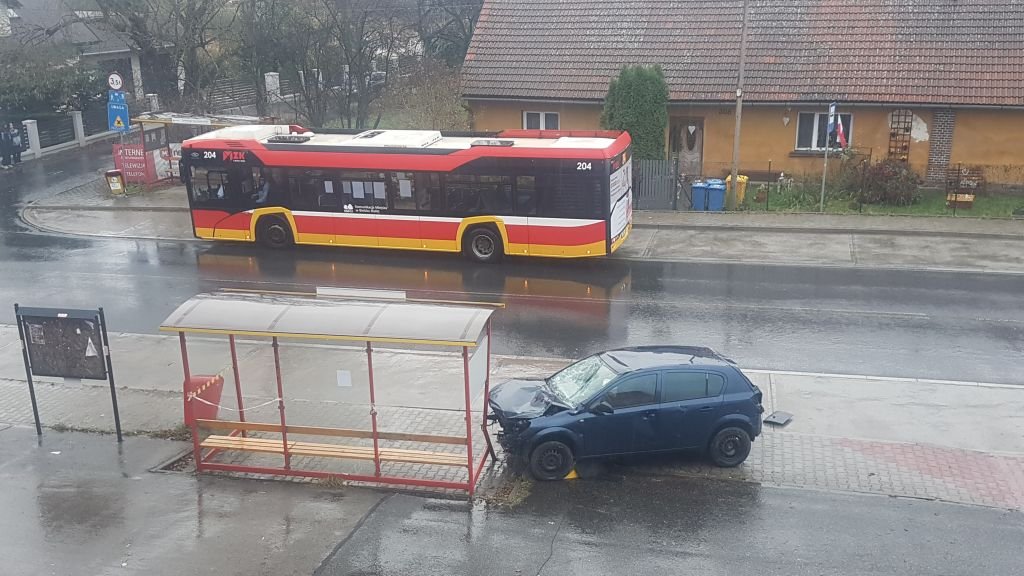 Pierwszy zareagował kierowca MZK
