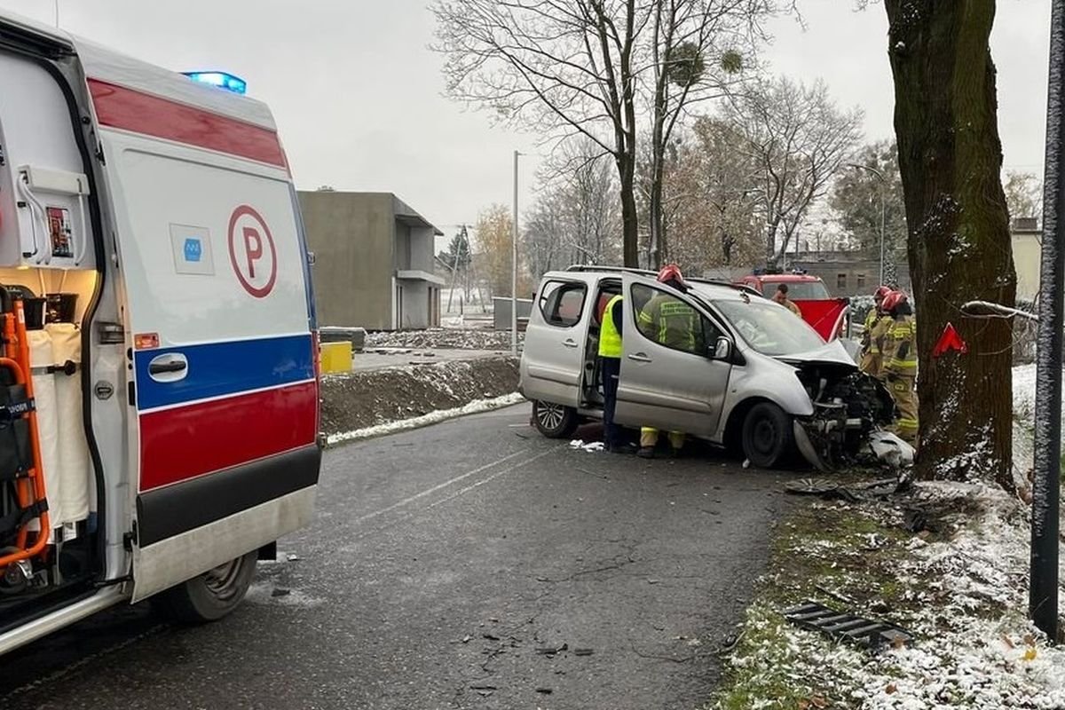 Tragedia Na Drodze. Nie Żyje 57-Letni Kierowca