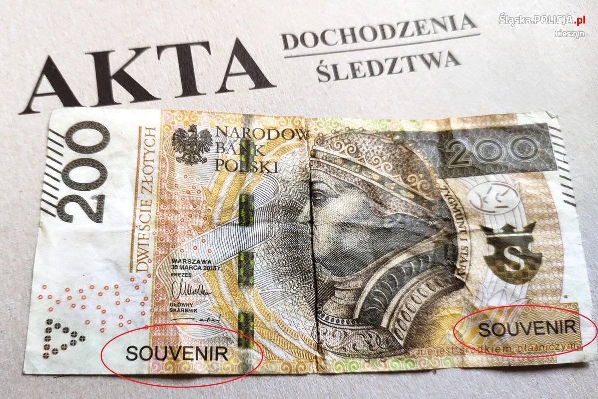 Oszuści z podróbkami. Jednemu się udało