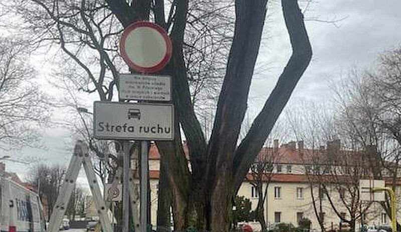 Wprowadzili zakaz ruchu