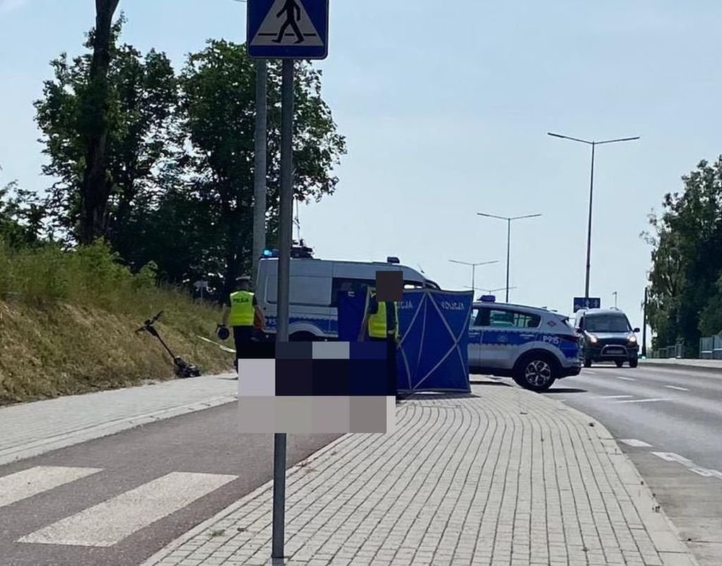 Tragiczny wypadek jadącego hulajnogą. Umorzono śledztwo