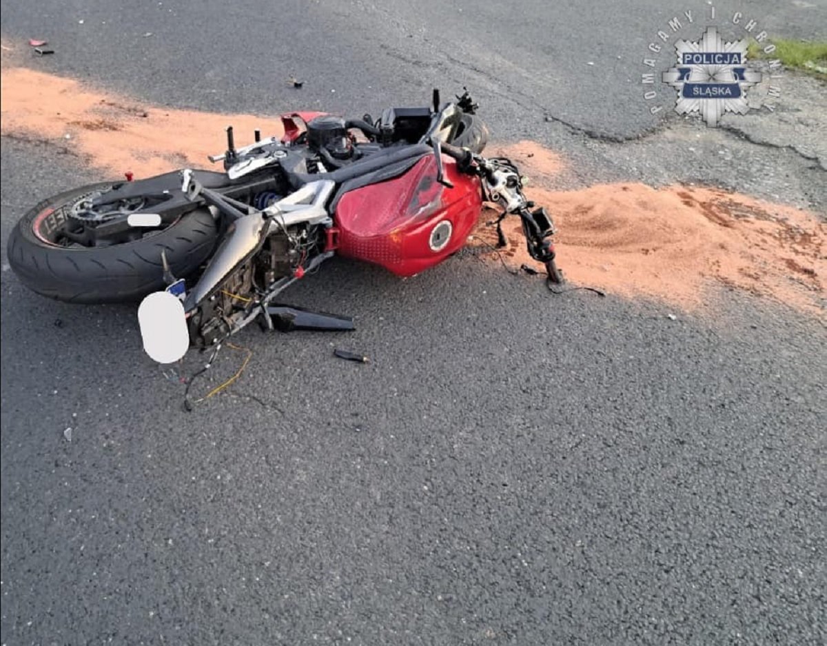 Tragiczny wypadek. Nie żyje motocyklista