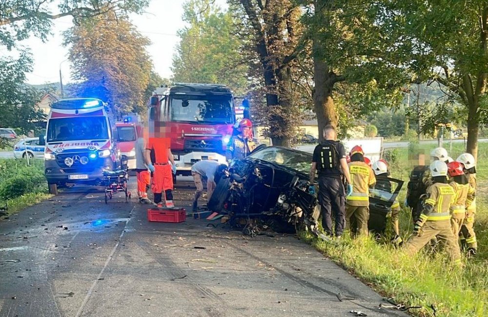 Poważny wypadek. Są poszkodowani