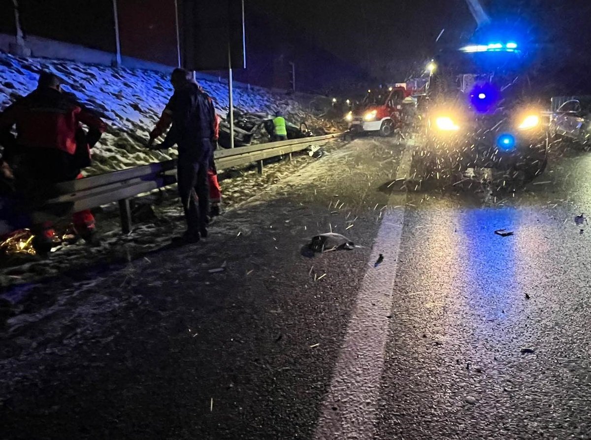 Dachowanie na S52 AKTUALIZACJA