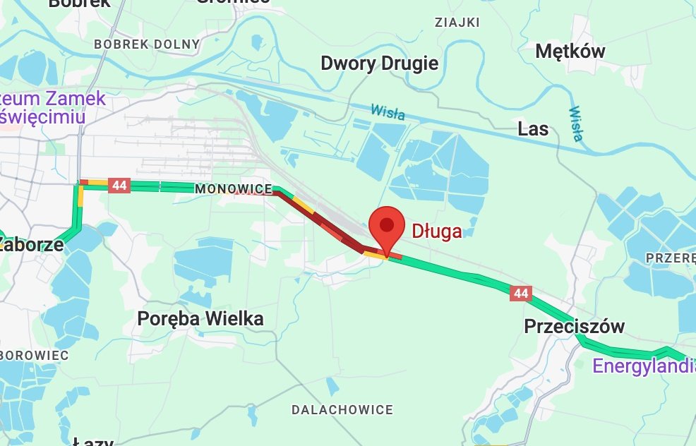 Zablokowana DK 44. Śmiertelny wypadek. AKTUALIZACJA