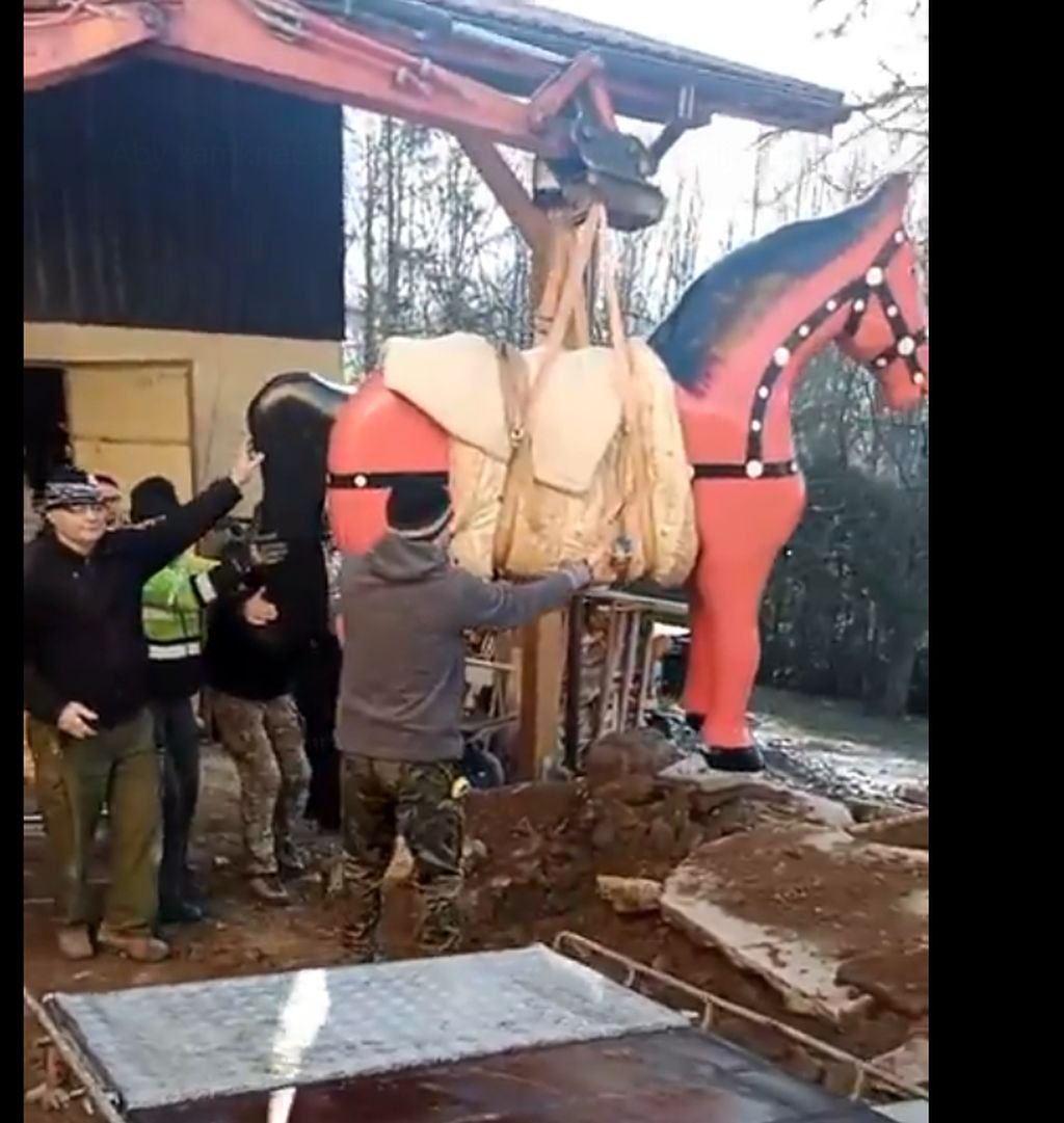 Potrzebny był dźwig!