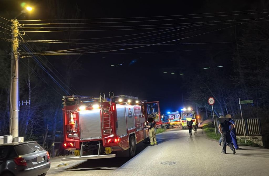 Wypadek w Mazańcowicach. Rowerzysta z obrażeniami