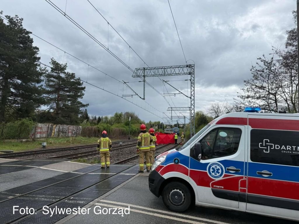 Dramat na torowisku. Nie żyje młody mężczyzna