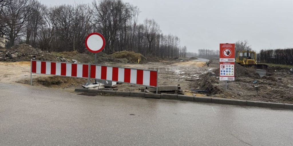 Zamykają Skrzyżowanie Przy Nowo Powstającej Obwodnicy