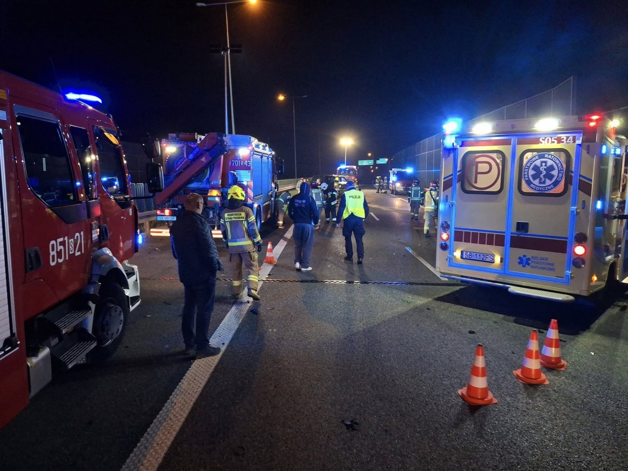 Wieczorny Wypadek Na S1. Duże Siły Ratunkowe W Akcji. Aktualizacja