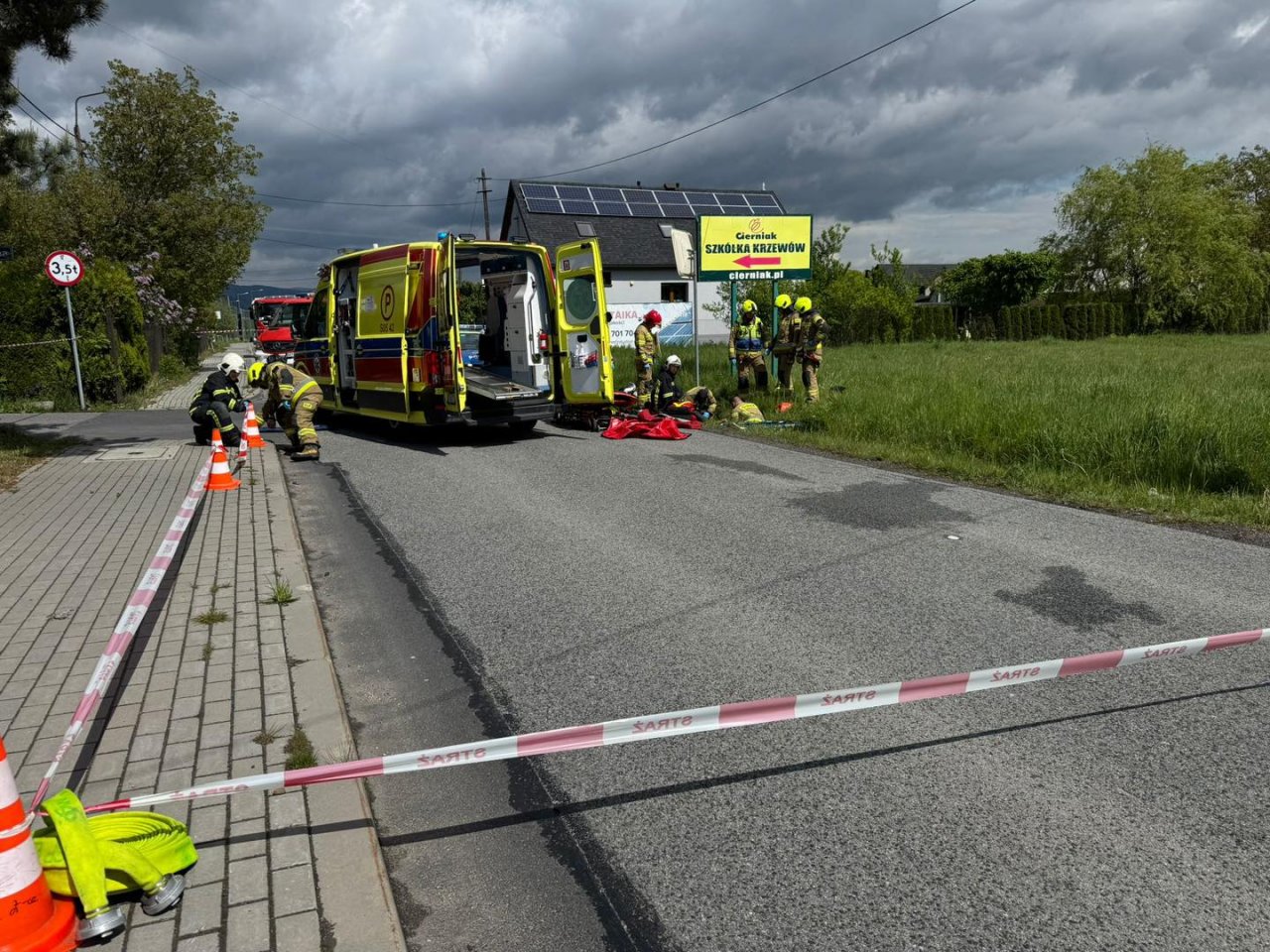 Motocyklista Zderzył Się Z Autem Osobowym – Trafił Do Szpitala