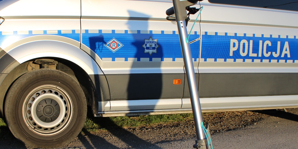 13-Latek Na Hulajnodze Elektrycznej Zatrzymany Przez Policjanta Po Służbie