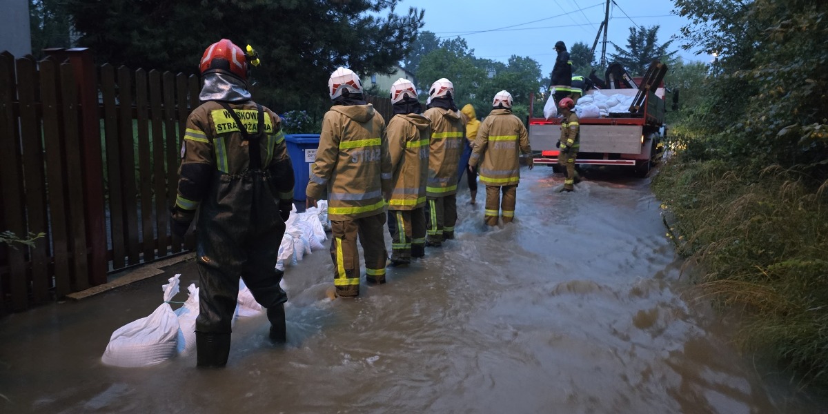 Setki interwencji po ulewach w Bielsku-Białej i okolicy FOTO