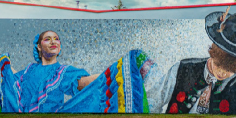 Wisła łączy kultury. Nowy mural zdobi centrum miasta