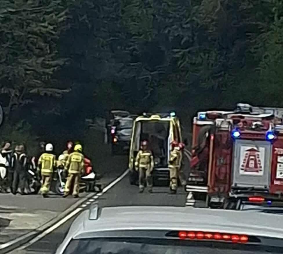 Zderzenie Motocyklistów Na Wilczym Jarze. Jeden Trafił Do Szpitala. Aktualizacja