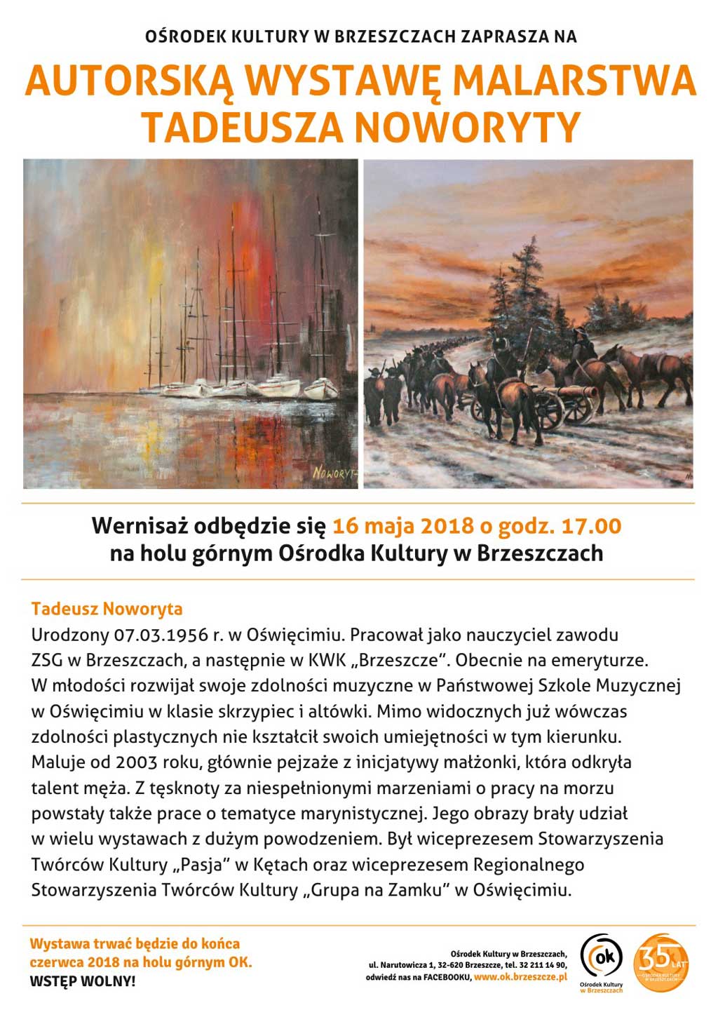 Wystawa Malarstwa Tadeusza Noworyty
