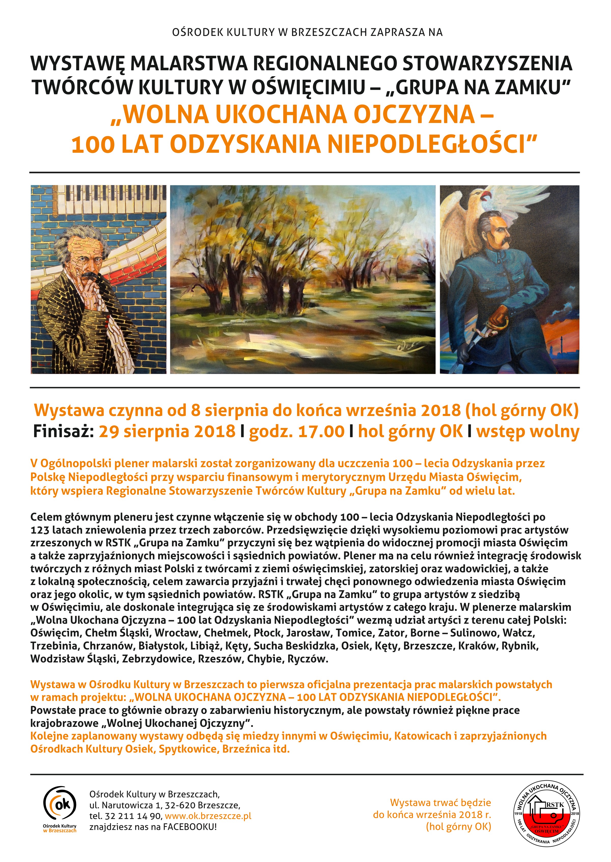 Wolna Ukochana Ojczyzna – 100 Lat Odzyskania Niepodległości