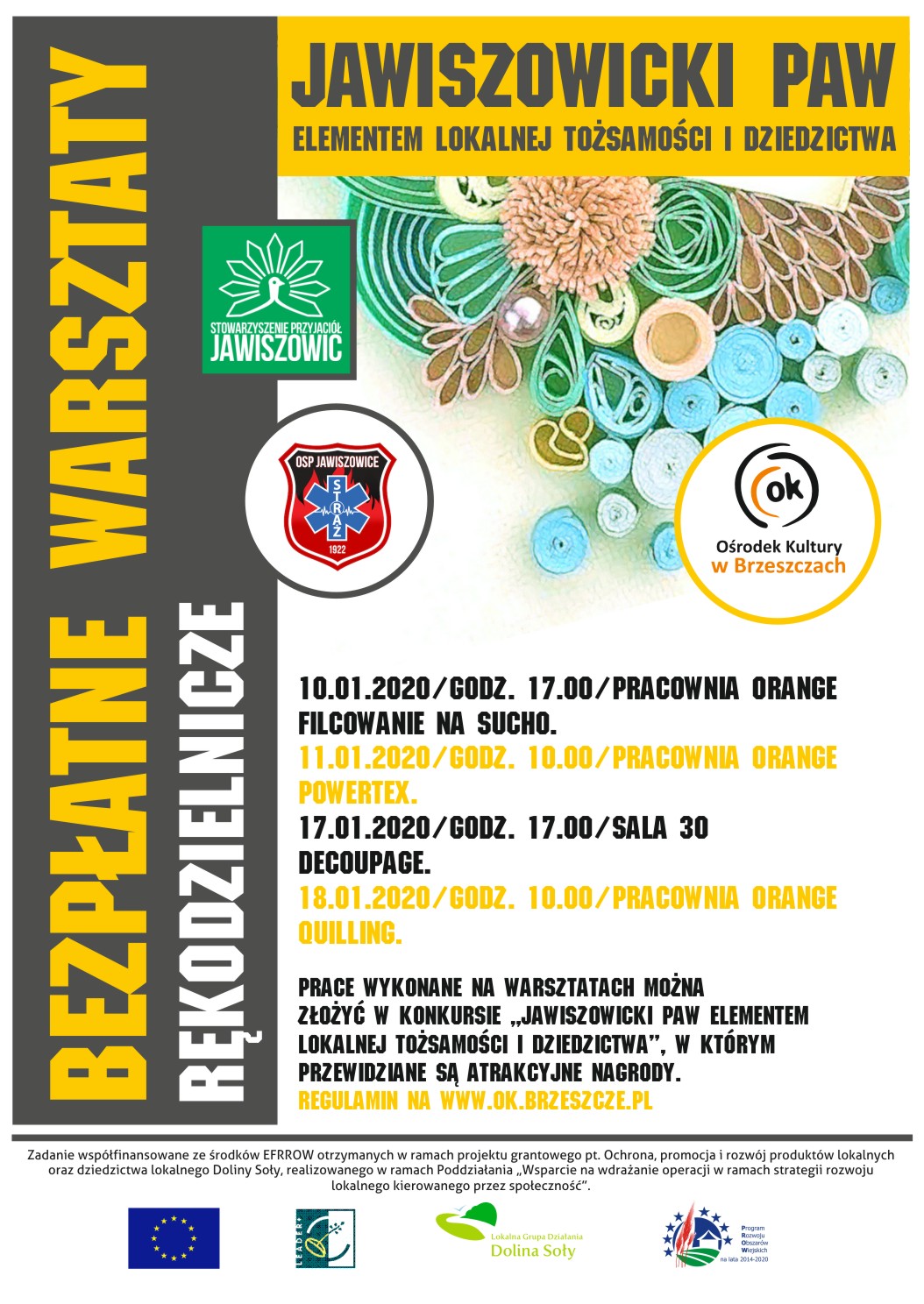 Bezpłatne Warsztaty Rękodzielnicze