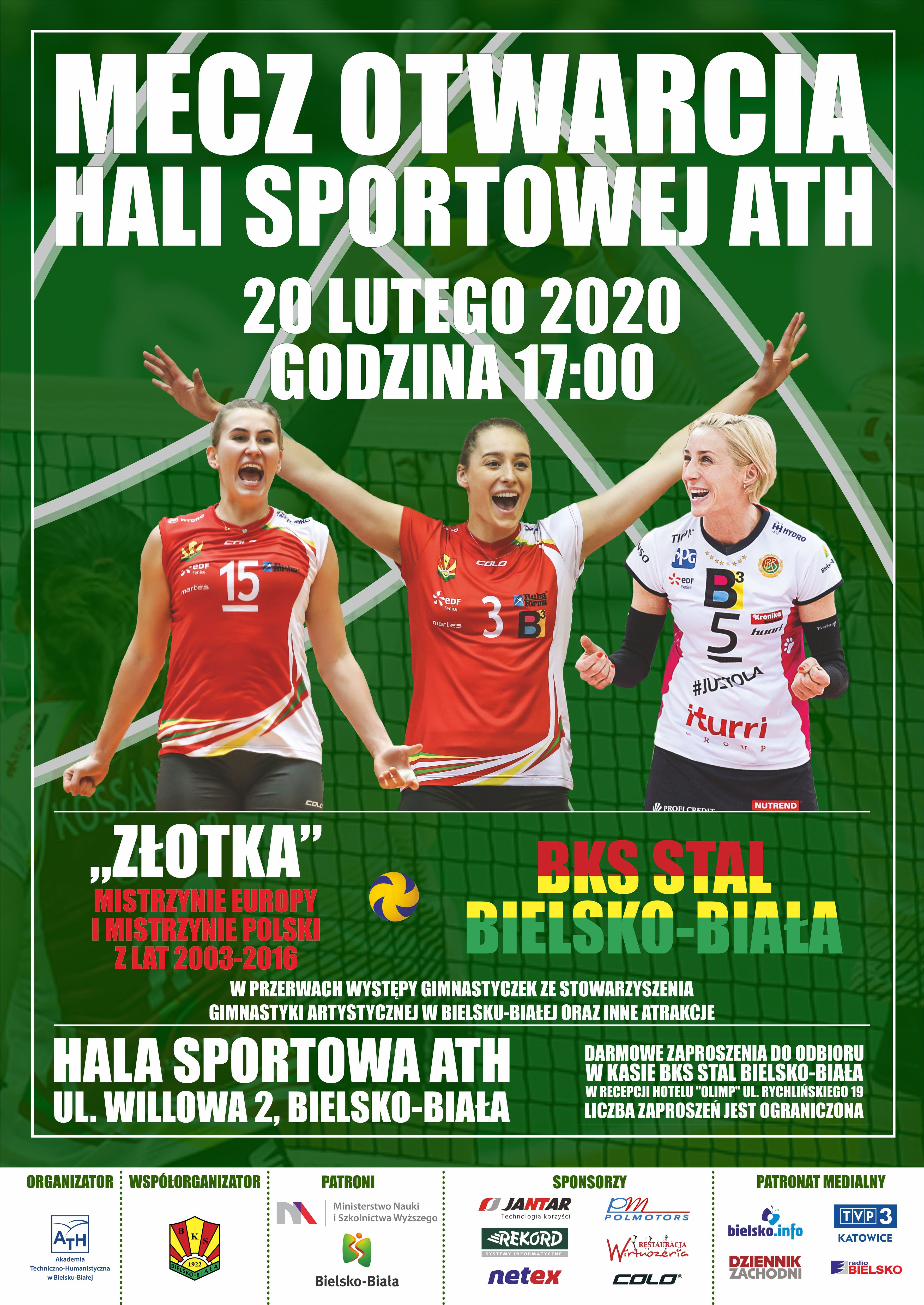 Mecz Otwarcia Hali Sportowej Ath