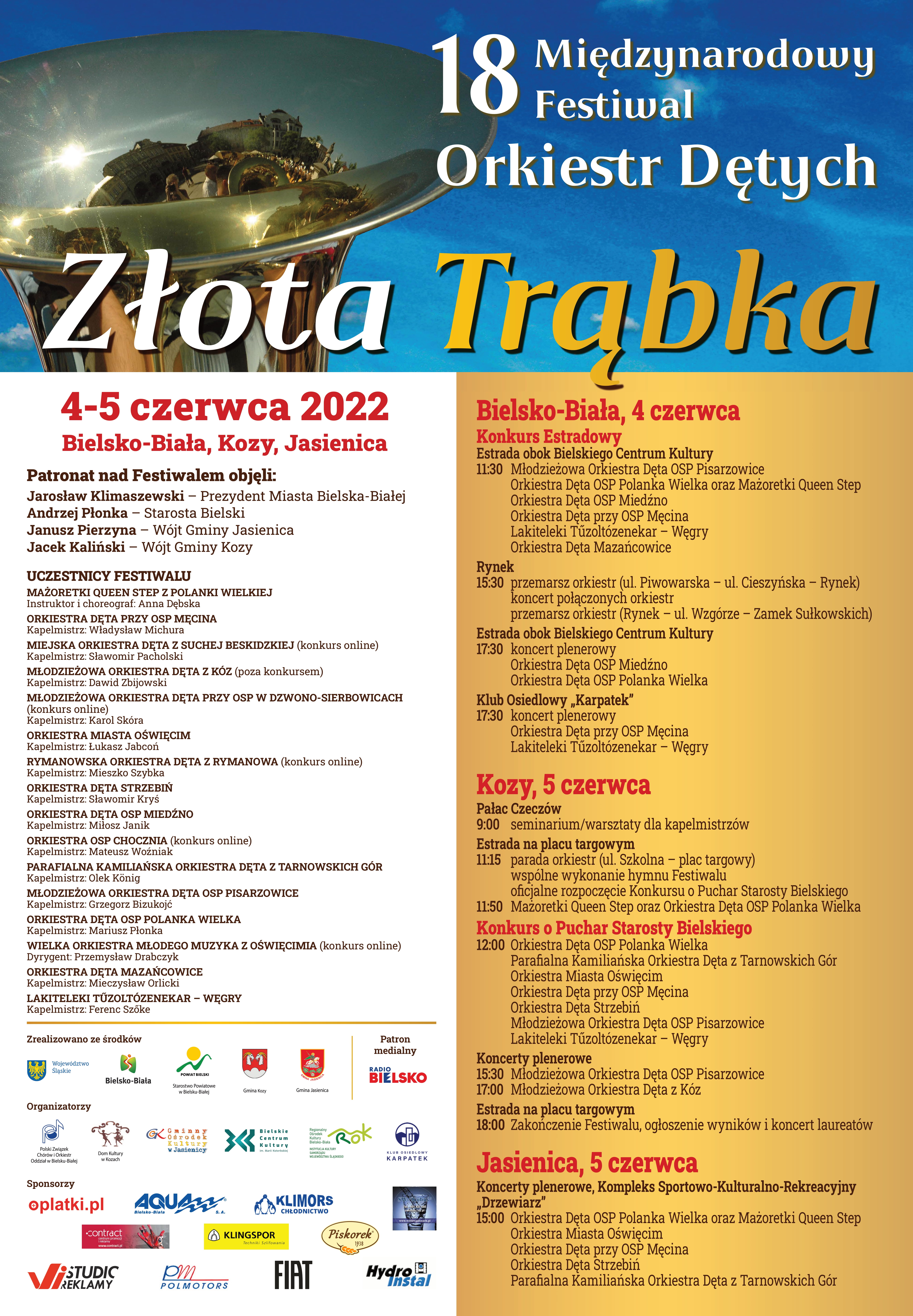 18 Międzynarodowy Festiwal Orkiest Detych - Złota Trąbka