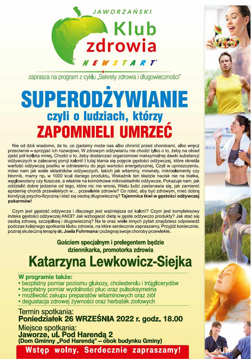 Superodżywianie "sekrety Zdrowia I Długowieczności"