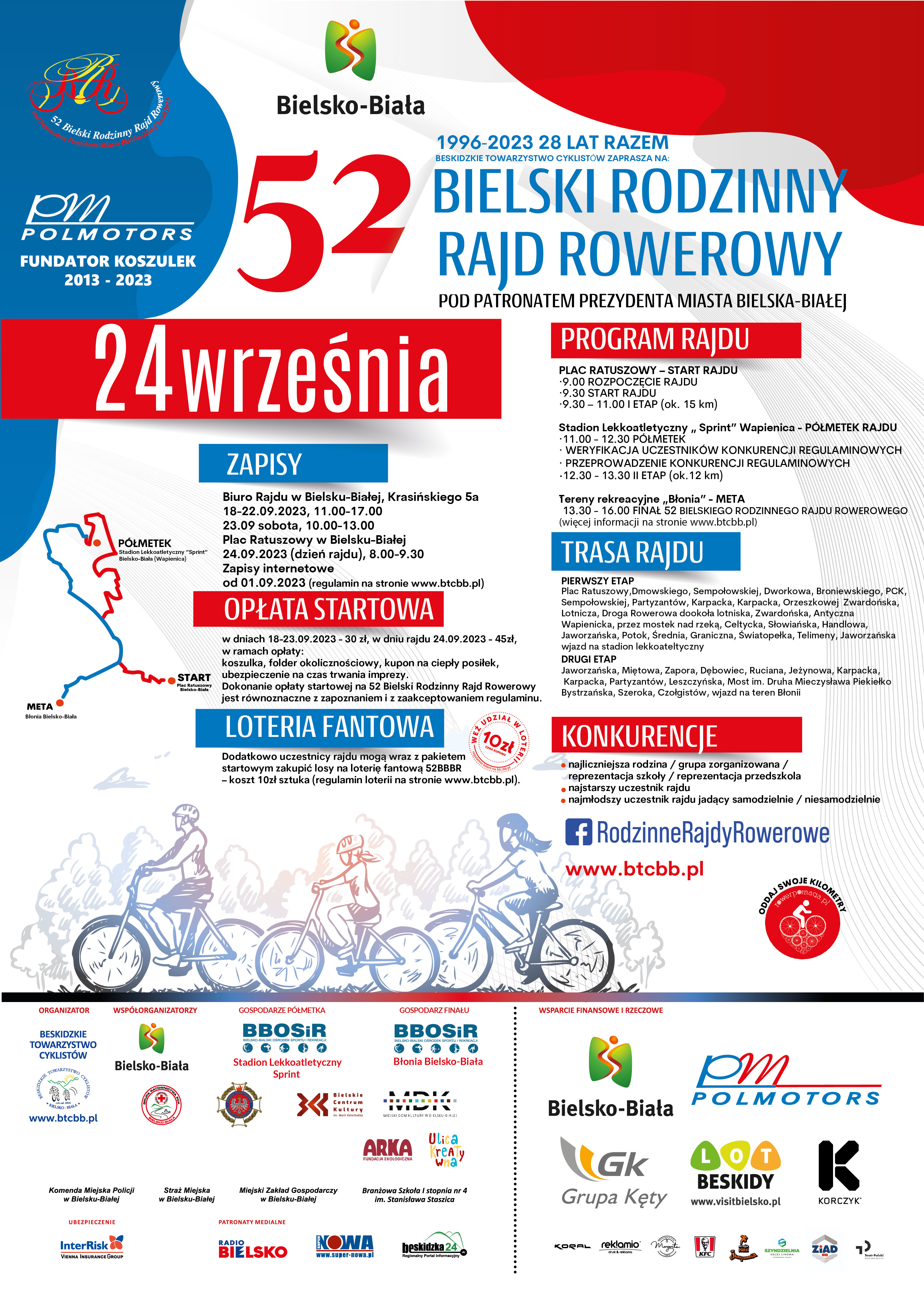 52 Bielski Rodzinny Rajd Rowerowy