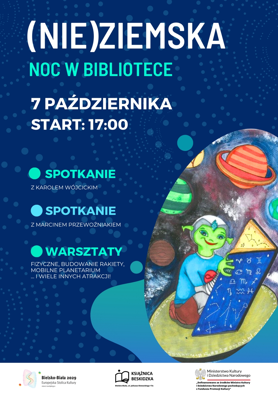 (Nie)Ziemska Noc W Bibliotece